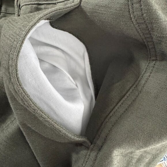 J. Crew Cotton Camp Pant Womens Size 22 Spanish Moss Green NWT PT-2616 - Picture 6 of 11